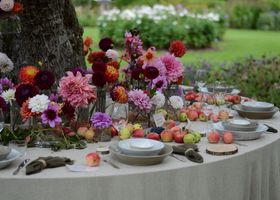 A Table Set for Staying Awhile